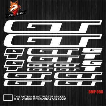 Bicycle Frame Decal Stickers GT-01